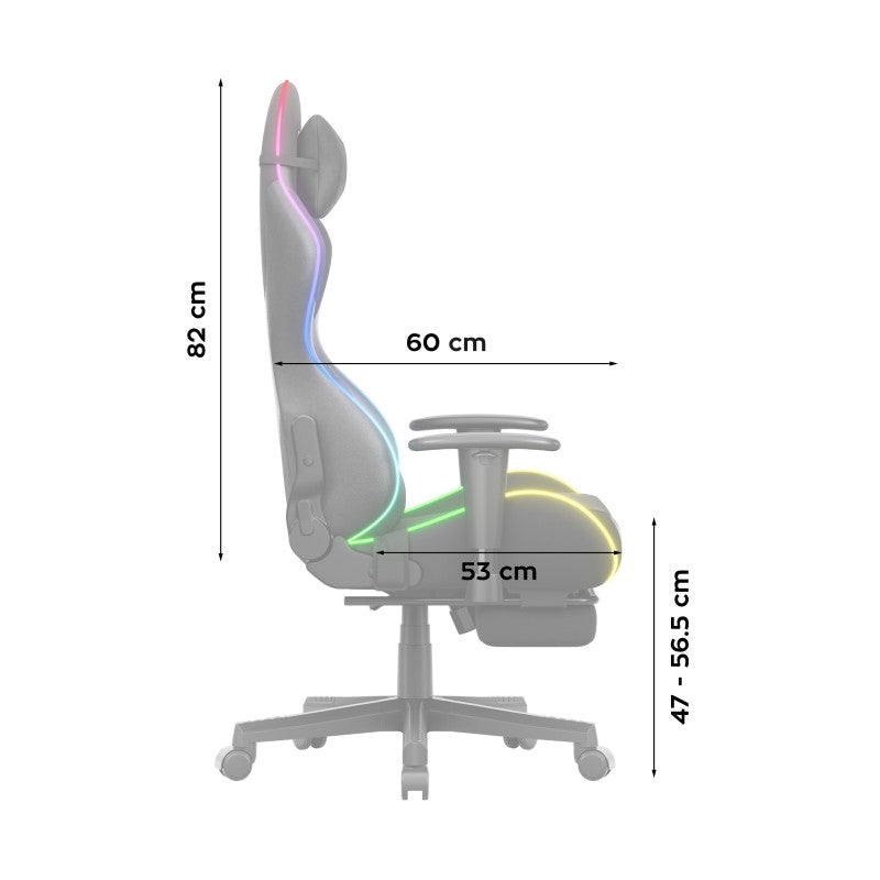 Huzaro Force 5.7 RGB Black gaming stolica - slika 17