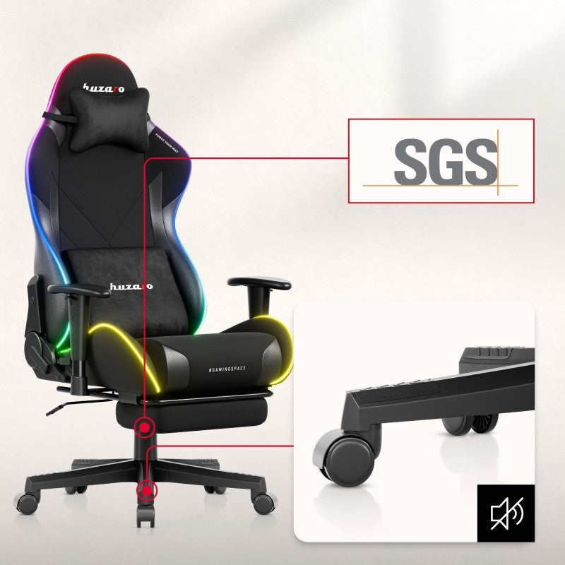 Huzaro Force 5.7 RGB Black gaming stolica - slika 21