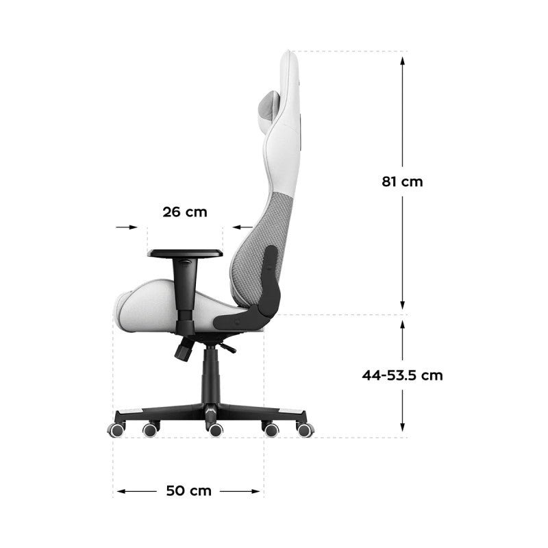 Force 6.2 White Mesh gaming stolica