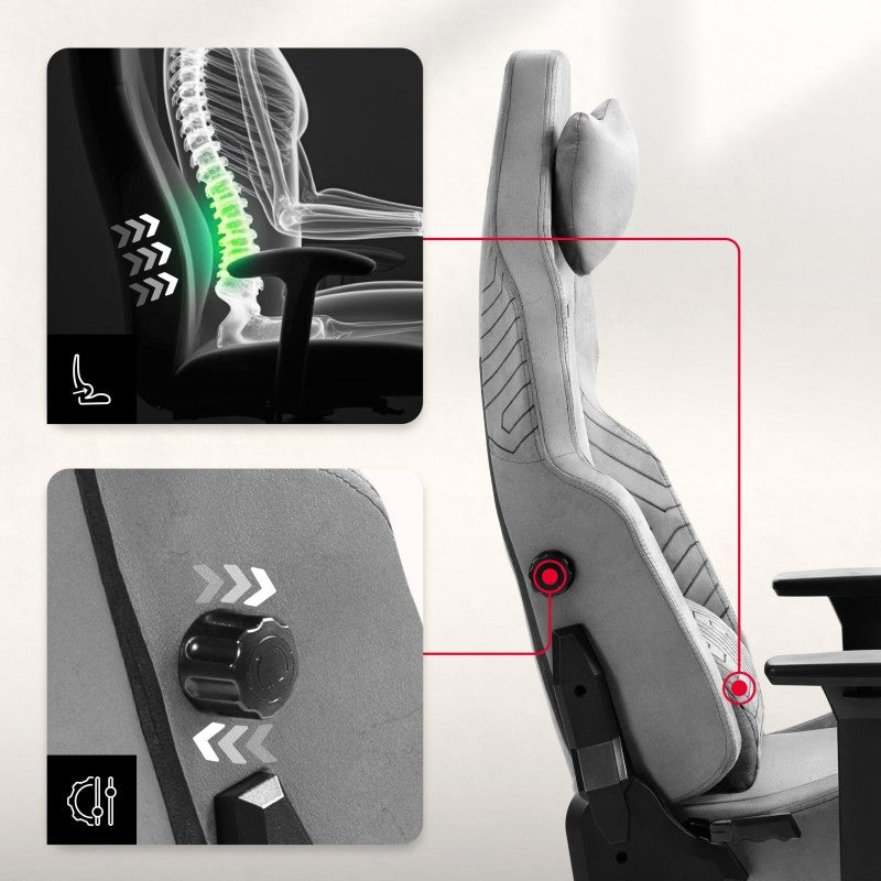 Huzaro Force 8.1 Grey gaming stolica - slika 3