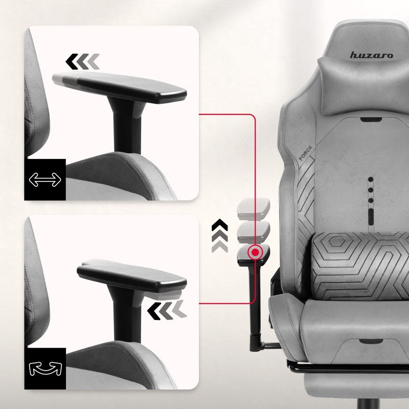 Huzaro Force 8.1 Grey gaming stolica - slika 6