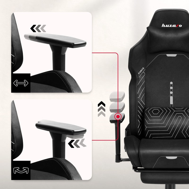 Huzaro Force 8.1 gaming stolica Black - slika 7