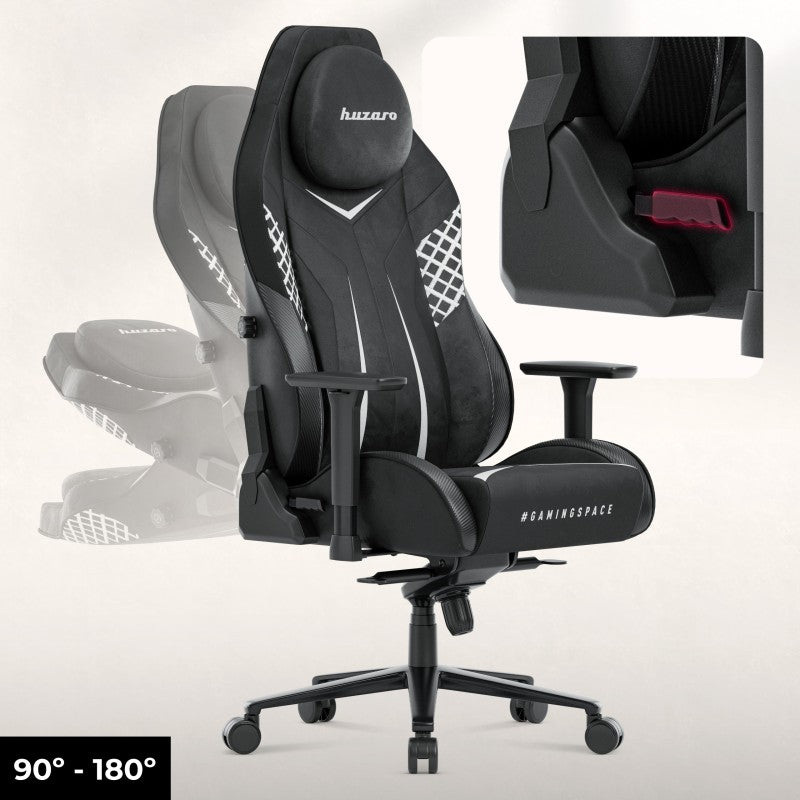 Gaming stolica Huzaro Force 8.3 Carbon Black Suede - slika 6