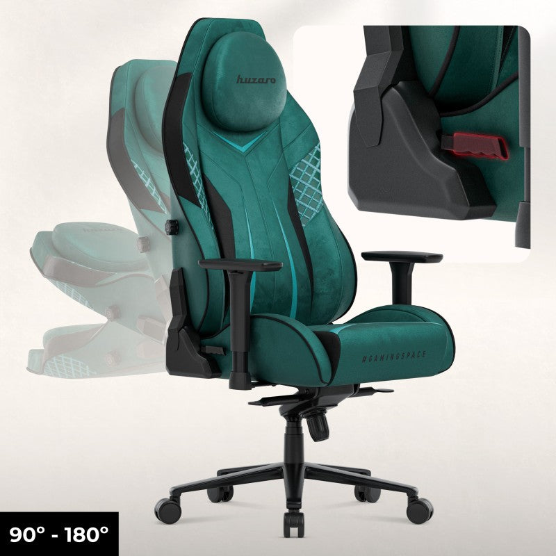 Gaming stolica Huzaro Force 8.3 Green Suede - slika 6