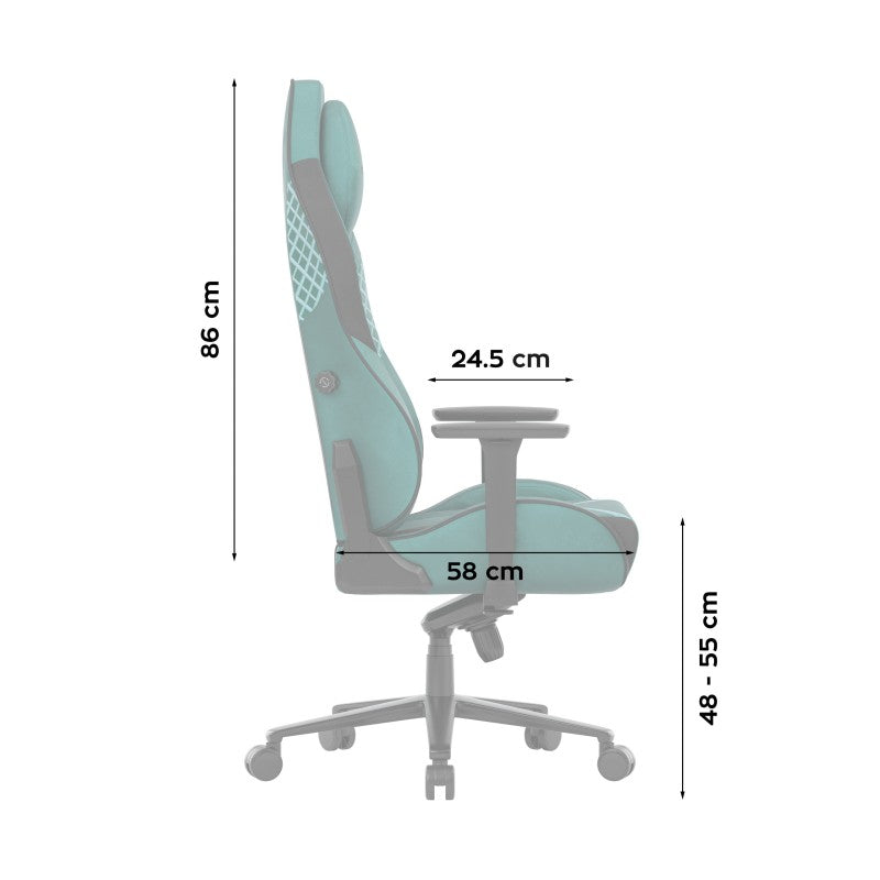 Gaming stolica Huzaro Force 8.3 Green Suede - slika 12