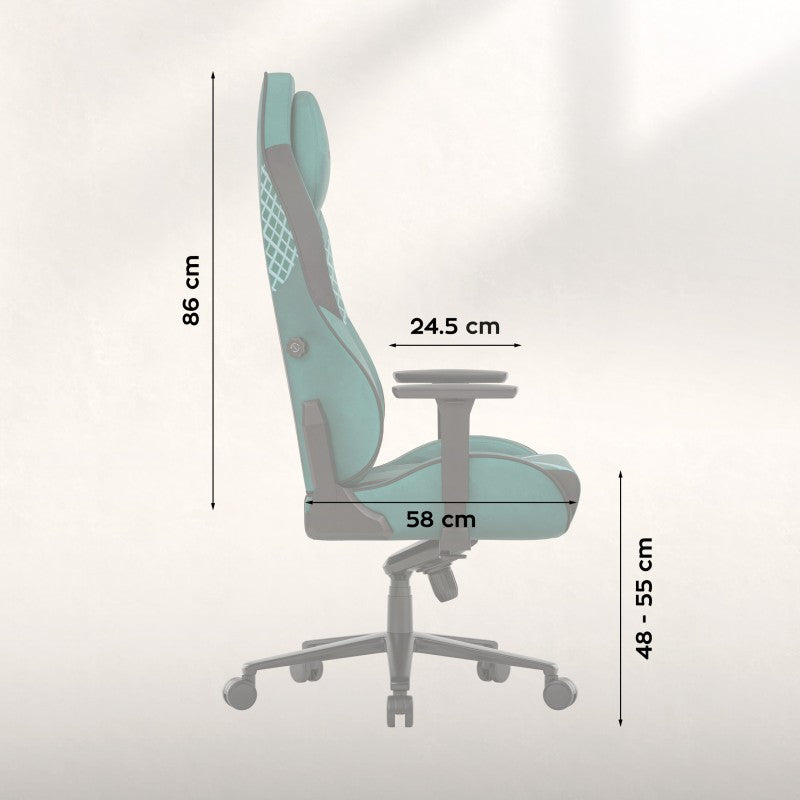 Gaming stolica Huzaro Force 8.3 Green Suede - slika 13