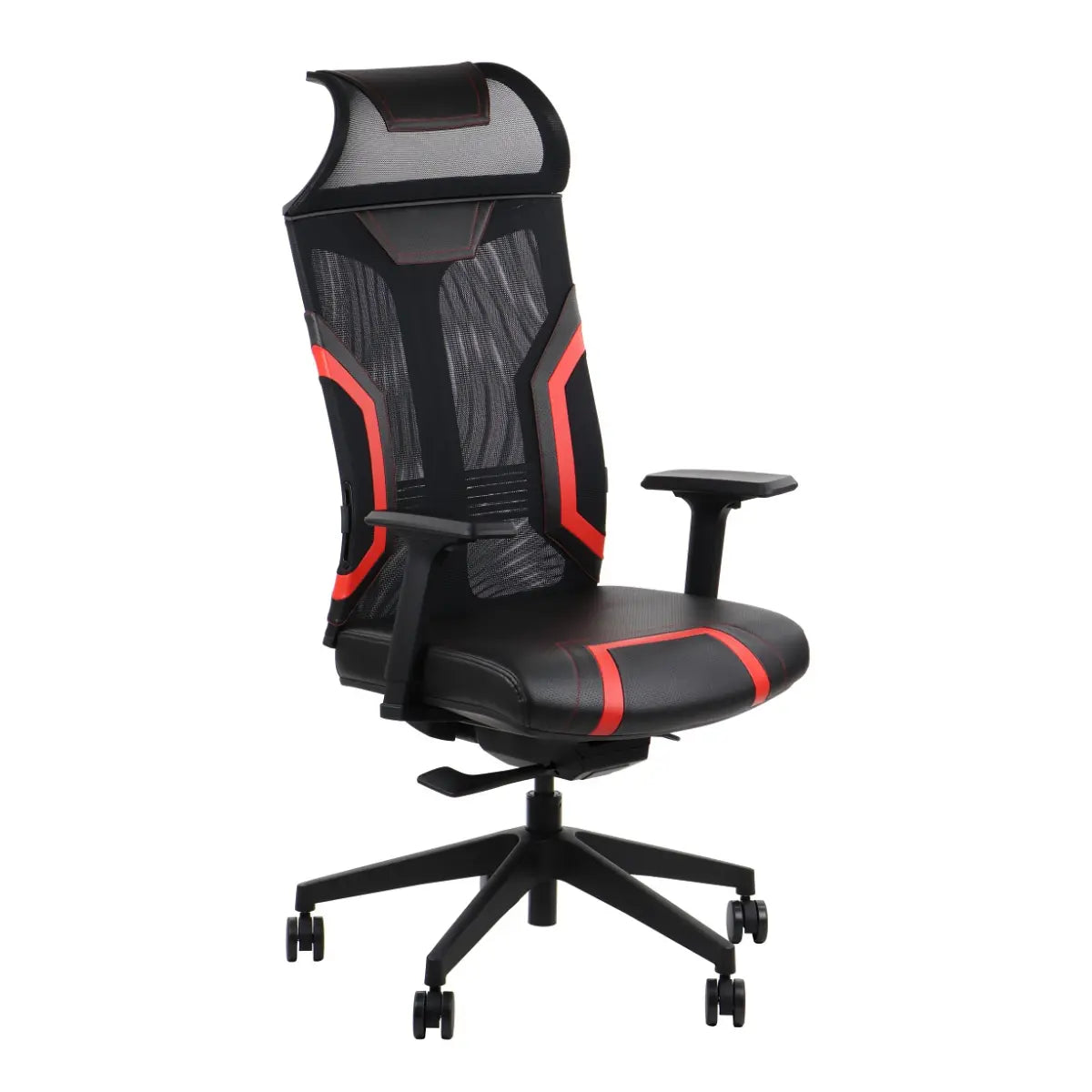 Proizvod je ergonomska gaming stolica poznata kao Ryder Extreme. Odlikuje se elegantnim dizajnom s visokim naslonom za leđa, crno-crvenom shemom boja i podesivim naslonima za ruke. Stolica je dizajnirana za udobnost tijekom dugih gaming sesija, s mrežastim naslonom za prozračnost i potporu.