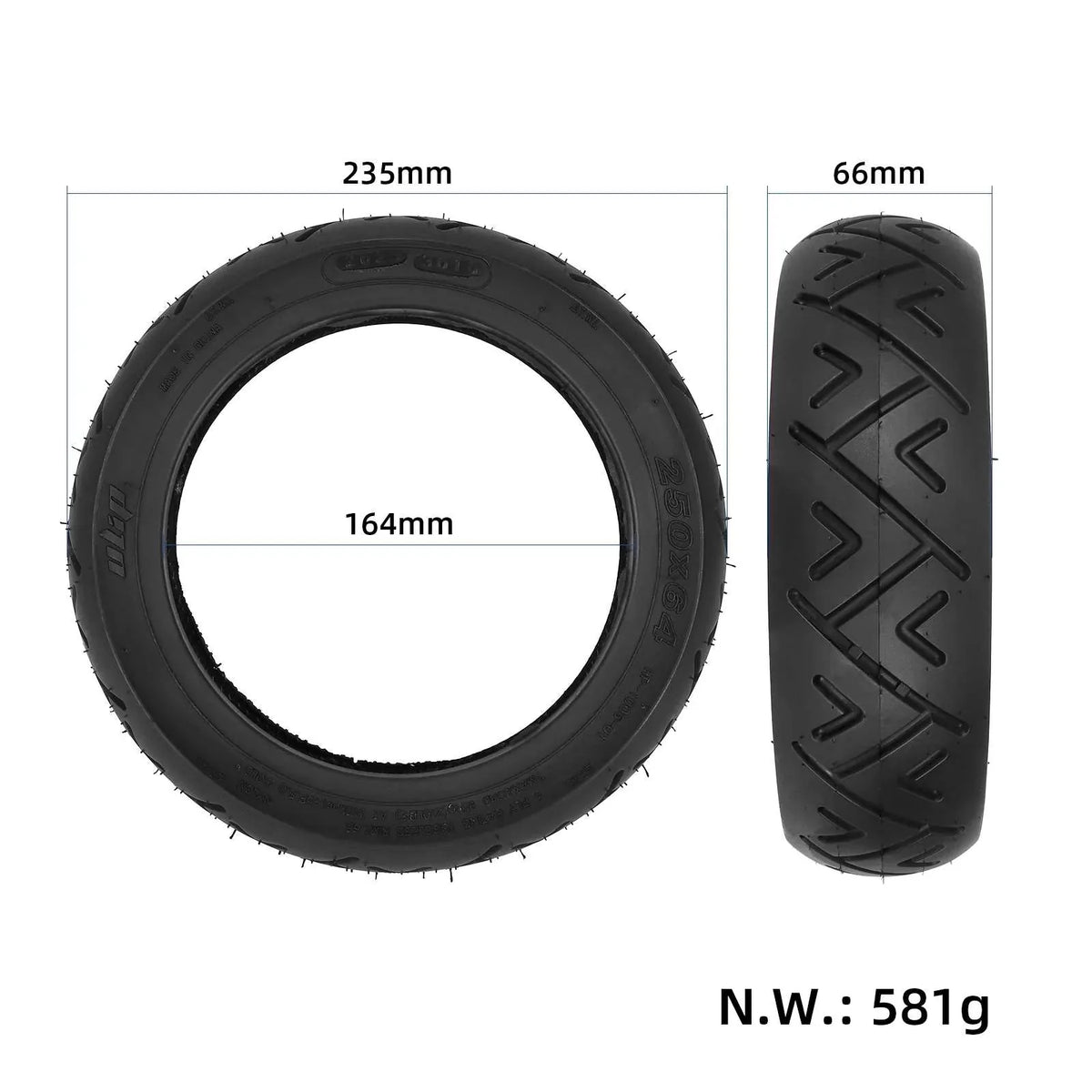 Guma bez zračnice 250x64 za Xiaomi 4 Ultra