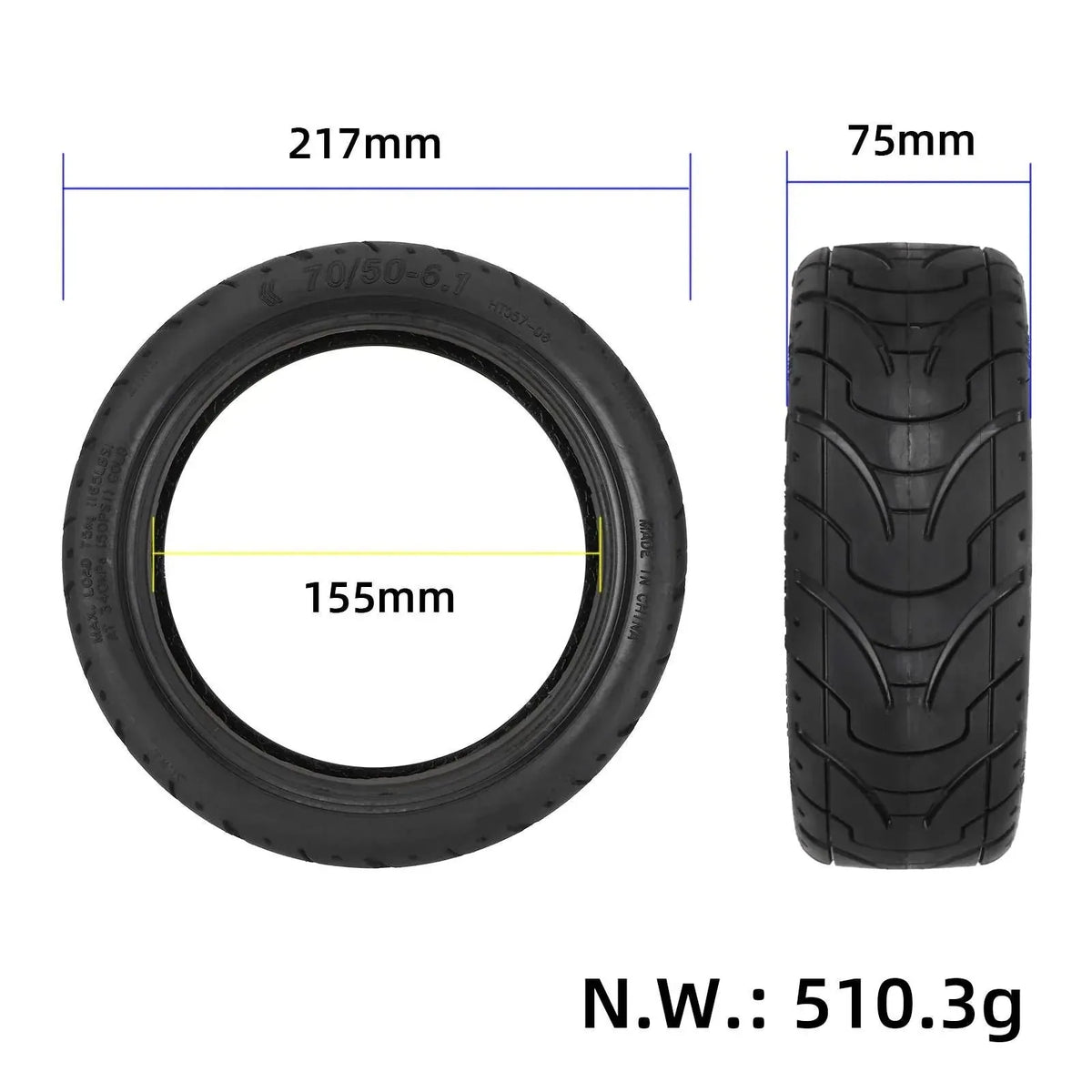 Guma za električni romobil 70/50 - 6.1