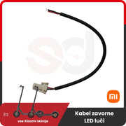 Crni kabel kočnog LED svjetla za Xiaomi električni romobil s bijelim priključkom