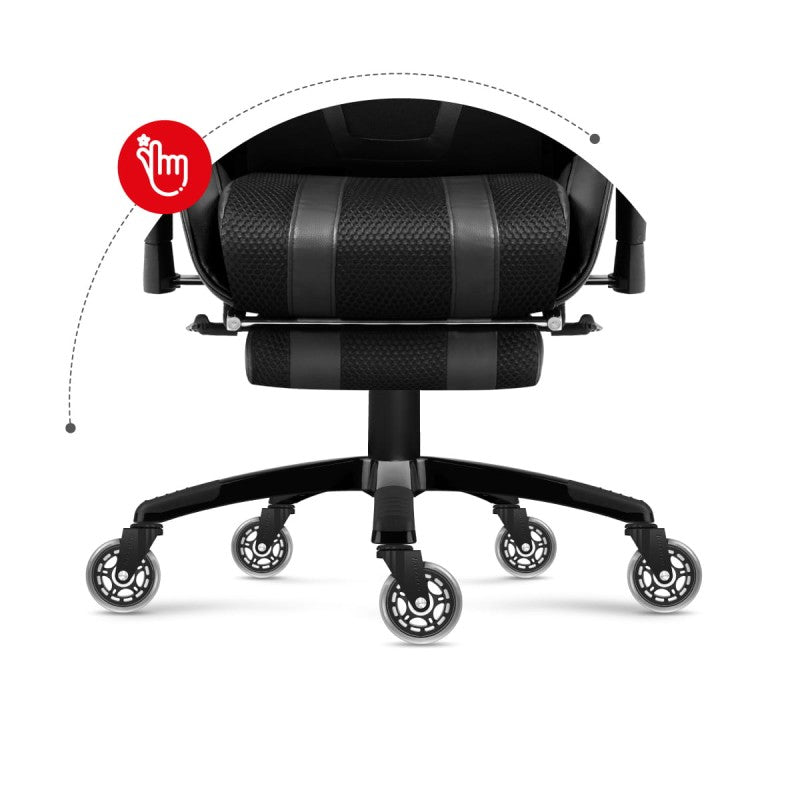 Huzaro Casters 2.0 Black kotačići za stolicu - slika 5