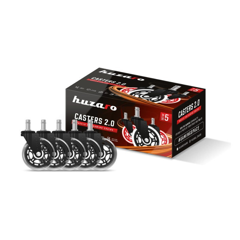 Huzaro Casters 2.0 Black kotačići za stolicu - slika 8