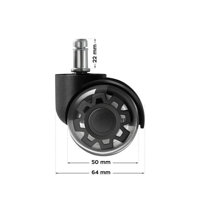 Mark Adler Wheels 3.0 Black kotačići za stolice - slika 6