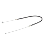 Crni kratki stražnji kabel kočnice za električni skuter Veleco ZT16 prikazan na bijeloj podlozi