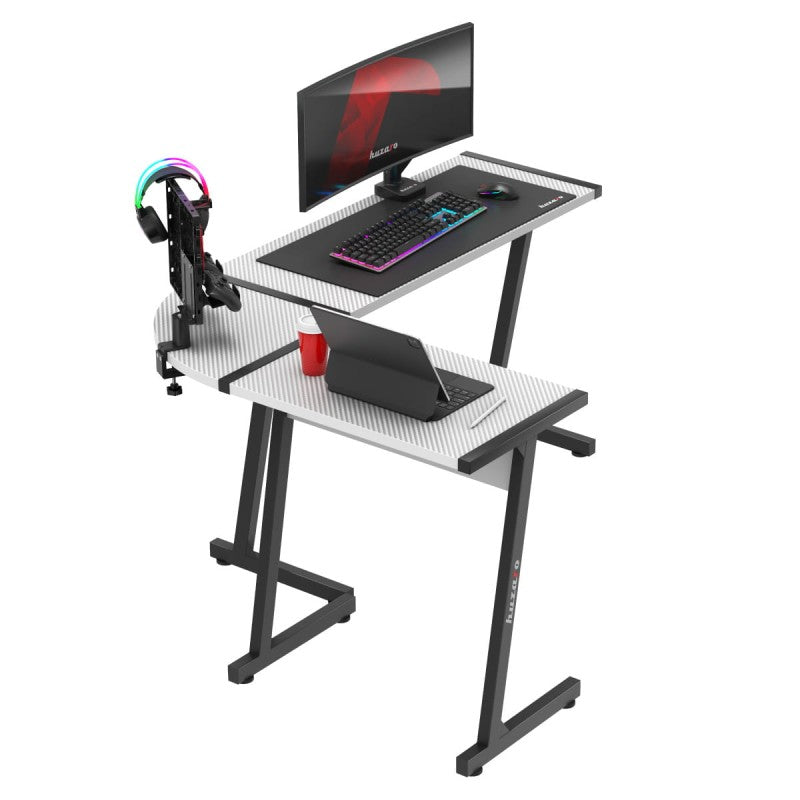 Huzaro Hero 6.0 White 147 cm kutni gaming stol - slika 7