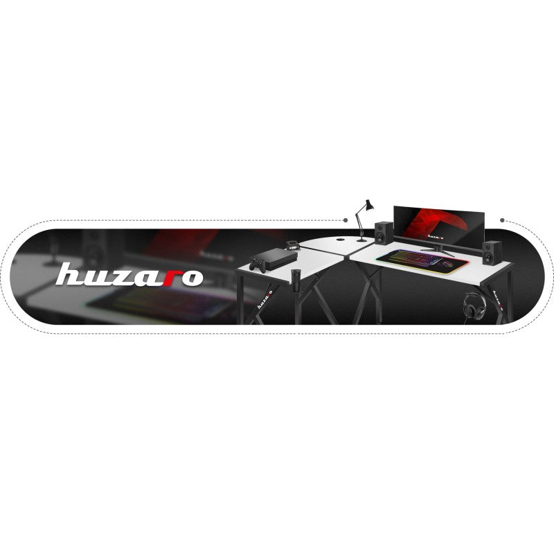 Huzaro Hero 6.3 White 154 cm kutni gaming stol - slika 21
