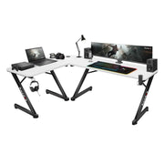 Huzaro Hero 7.0 White 154 cm kutni gaming stol - slika 1