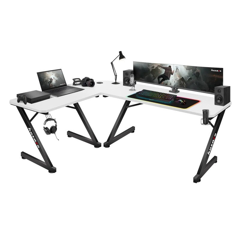 Huzaro Hero 7.0 White 154 cm kutni gaming stol - slika 1