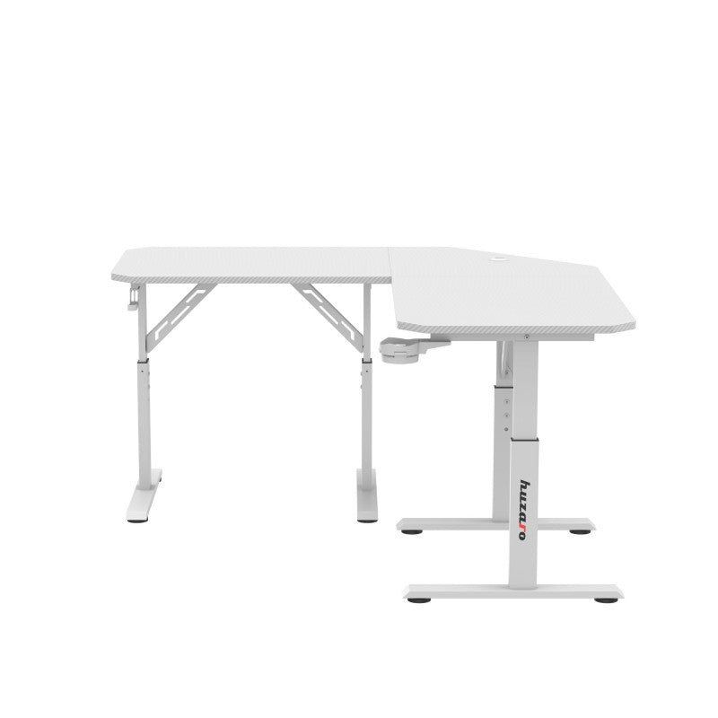 Huzaro Hero 7.3 White 140 cm podesivi kutni gaming stol - slika 19