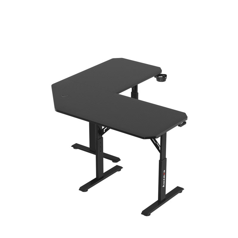 Huzaro Hero 7.3 Black 140 cm podesivi kutni gaming stol - slika 3