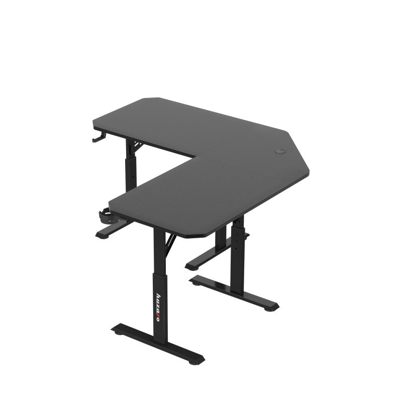 Huzaro Hero 7.3 Black 140 cm podesivi kutni gaming stol - slika 6