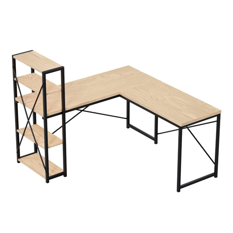 Mark Adler Kutni radni stol s policama Leader 5.9 Oak 145 cm - slika 2