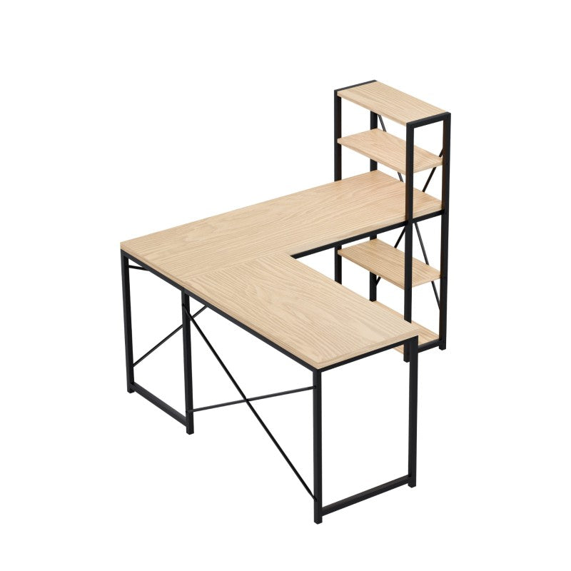 Mark Adler Kutni radni stol s policama Leader 5.9 Oak 145 cm - slika 15