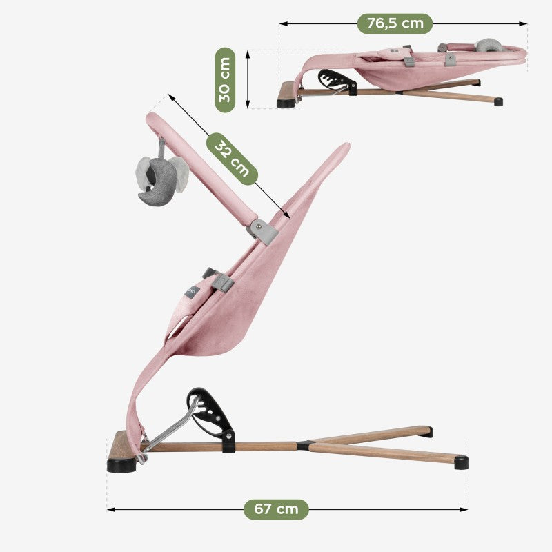 Tulano Moon 30 Pink njihaljka za bebe - slika 4