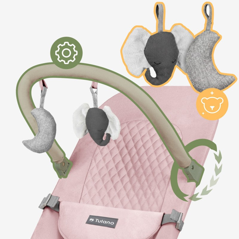 Tulano Moon 30 Pink njihaljka za bebe - slika 8