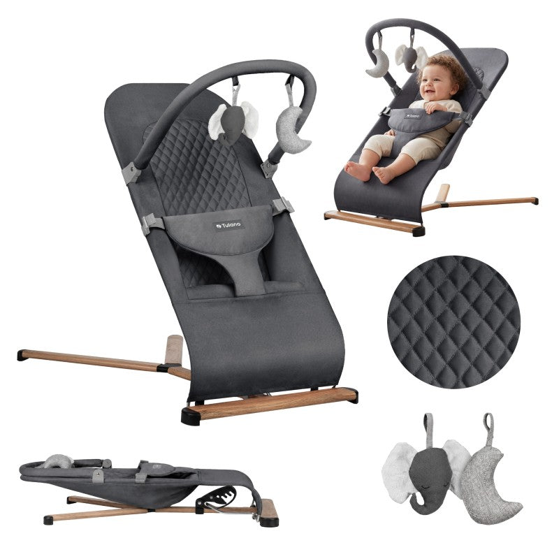 Tulano Moon 30 Graphite njihaljka za bebe - slika 3