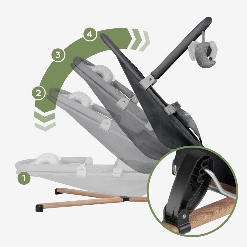 Tulano Moon 30 Graphite njihaljka za bebe - slika 6