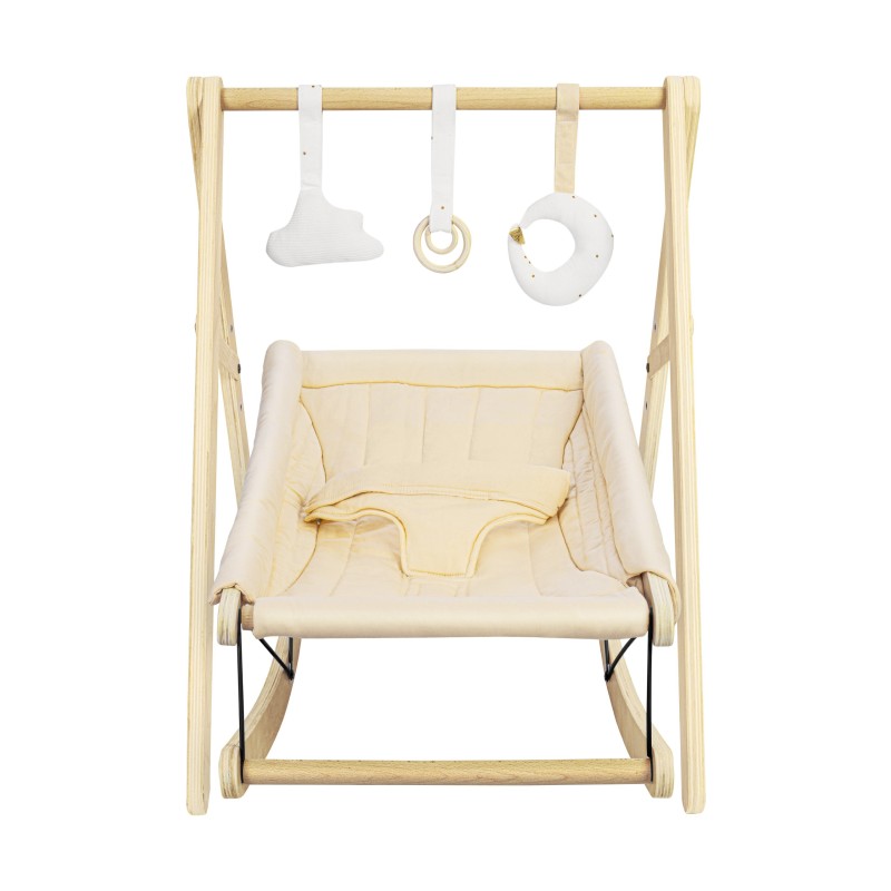 Tulano stolica za ljuljanje Moon 45 Beige - slika 2