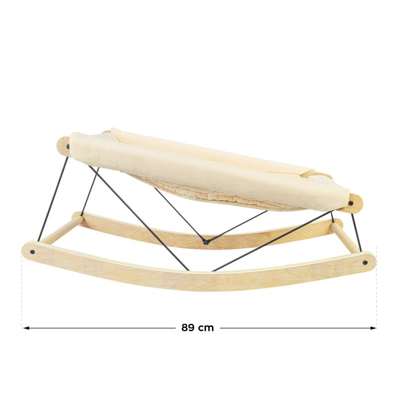 Tulano stolica za ljuljanje Moon 45 Beige - slika 9