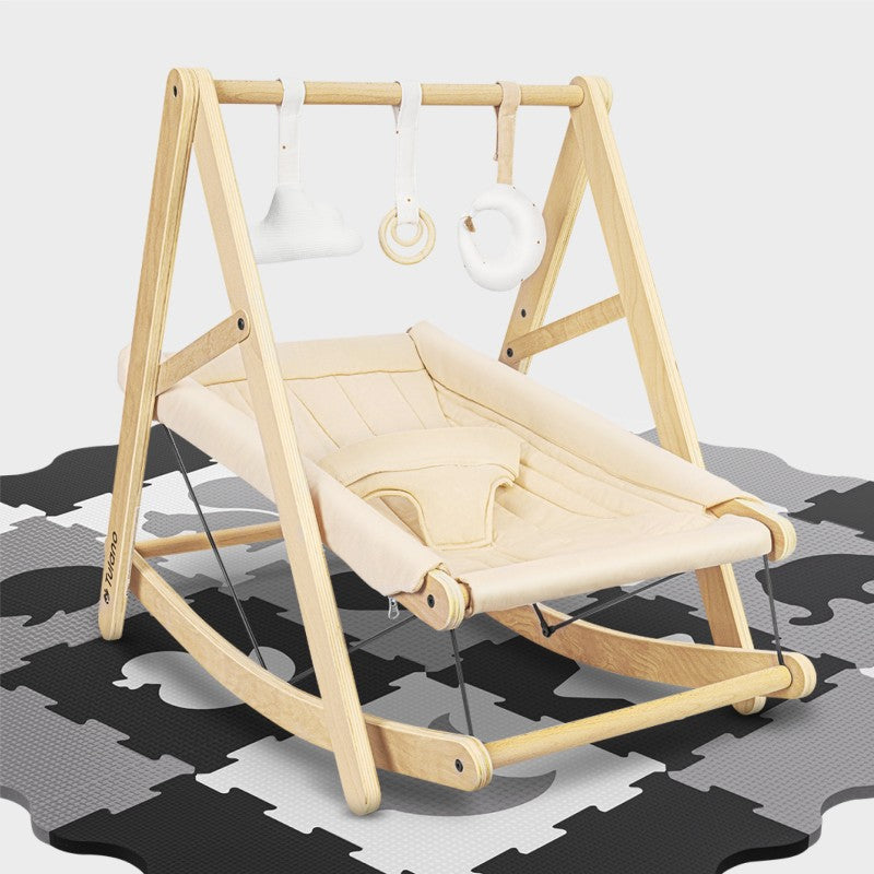 Tulano stolica za ljuljanje Moon 45 Beige - slika 12