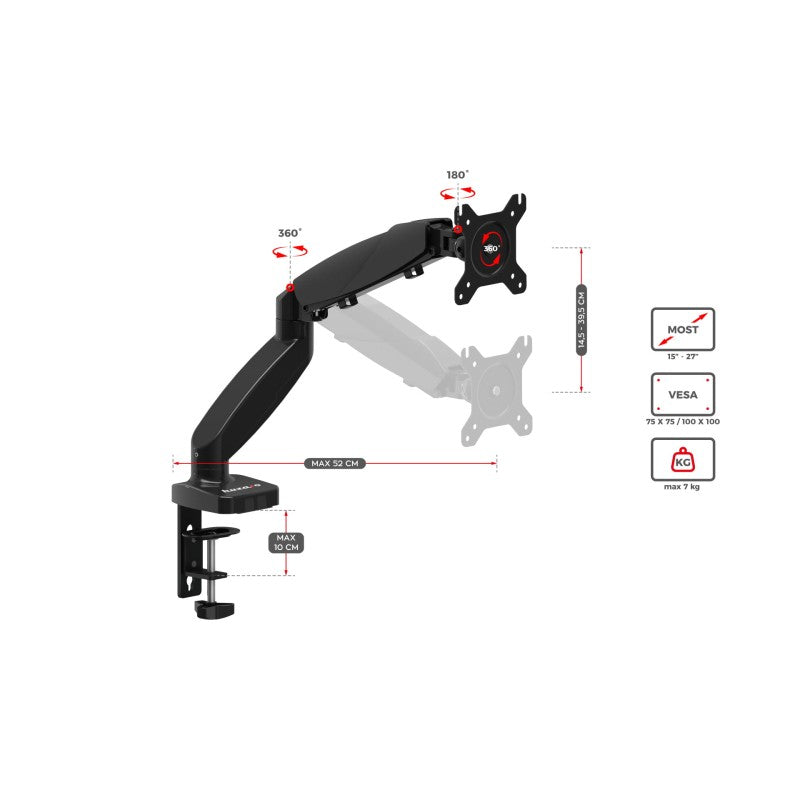 Huzaro Motion 1.2 nosač za monitor - slika 12