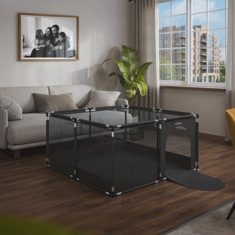 Cozy 20 Graphite dječja ogradica za igru - 130 cm