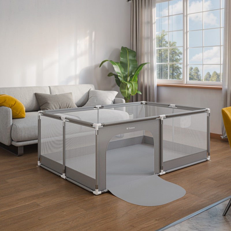 Cozy 22 Grey dječja ogradica za igru
