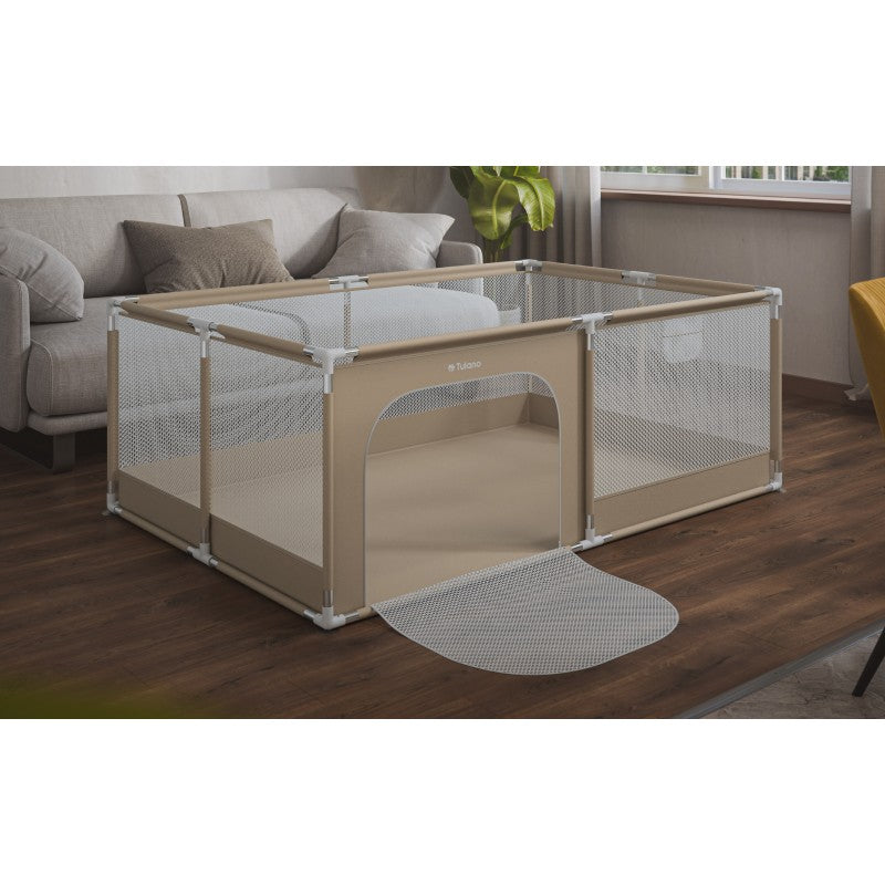 Dječja ogradica za igru Cozy 22 bež - 180 cm