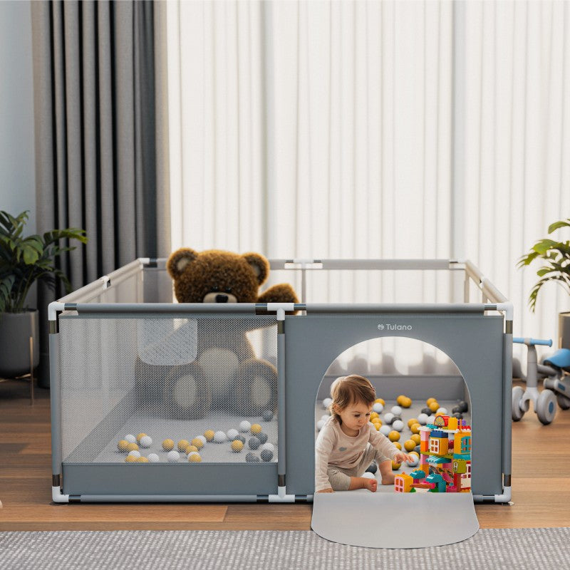 Cozy 25 Grey dječja ogradica za igru