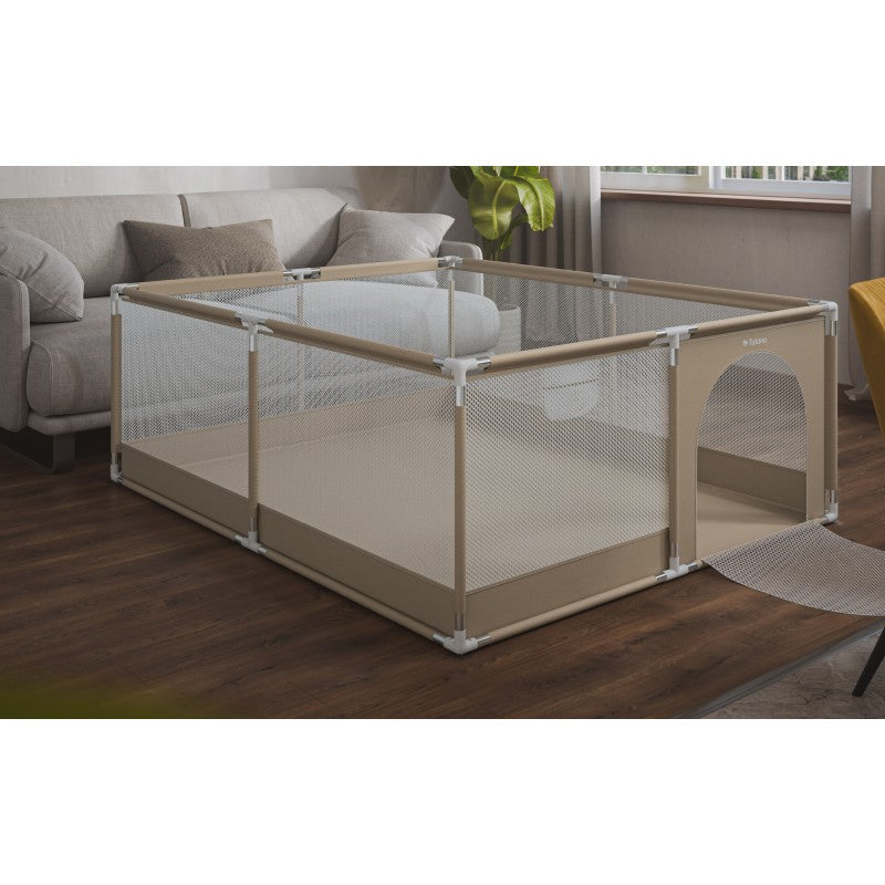 Dječja ogradica za igru Cozy 25 bež - 150 cm