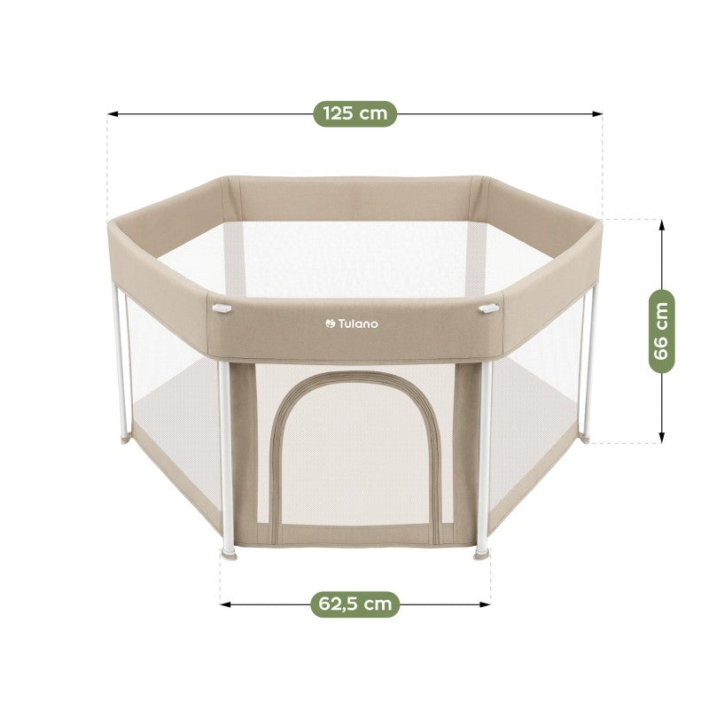 Cozy 30 preklopna dječja ogradica za igru Beige