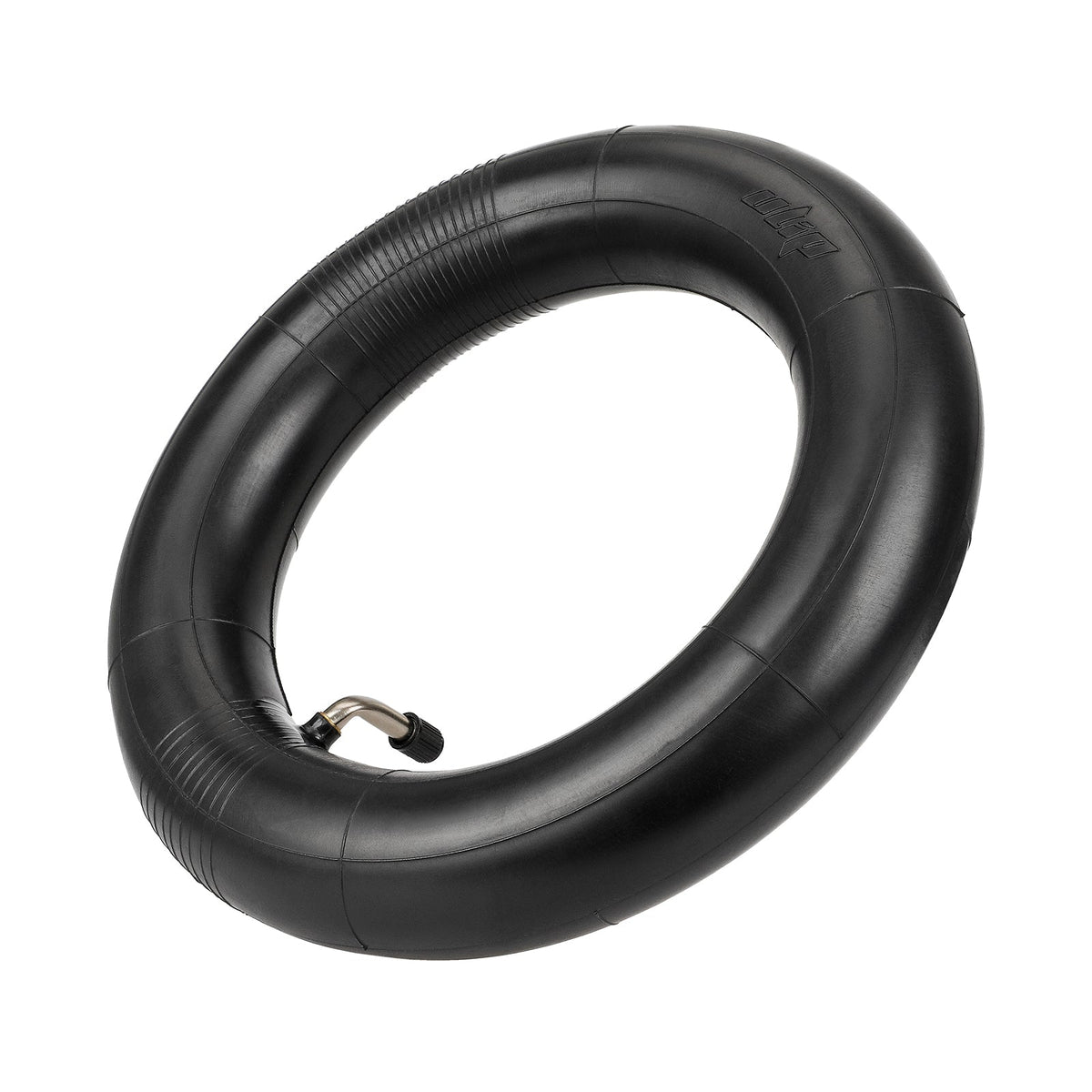 Ojačana zračnica 10x2.5 s kutnim ventilom za električni romobil KuKirin G-Booster crne boje