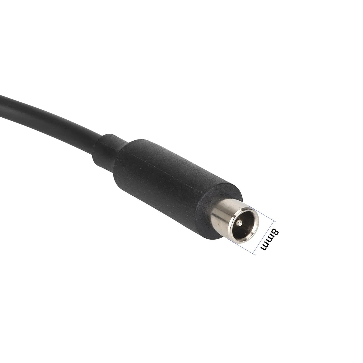 Krupni kadar crnog 8mm konektora punjača 42V za električni romobil Xiaomi M365