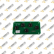 PCB tipke za električni skuter Veleco Jumpy, Looper i Sharpy, zelena tiskana pločica s četiri tipke