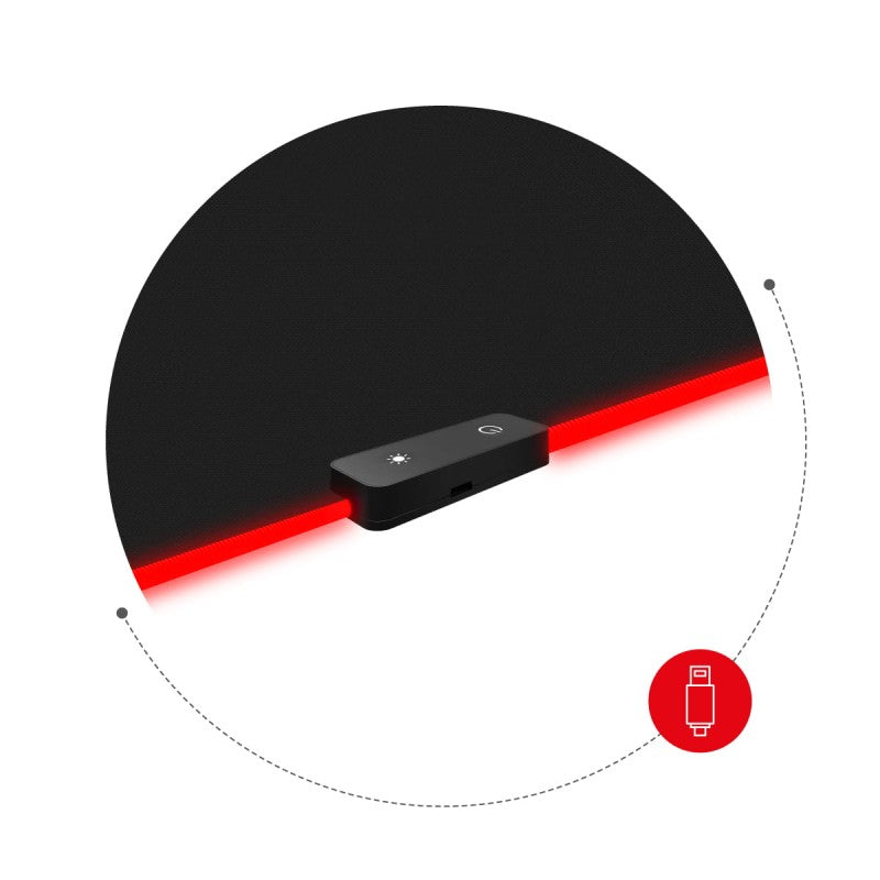 Huzaro Mousepad 2.0 XL RGB gaming podloga - slika 3