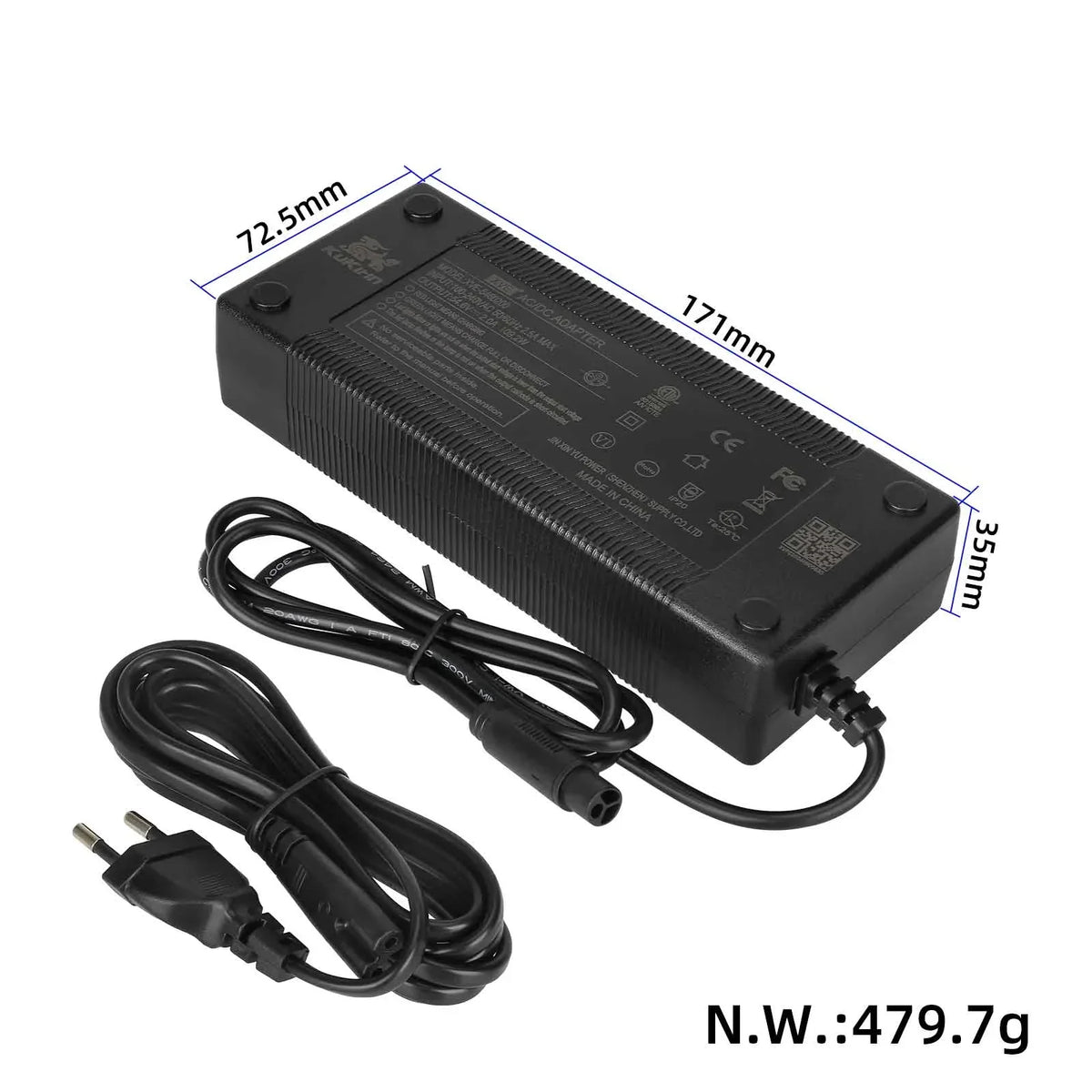 Punjač za KuKirin G2 DGT - 54.6V 2A