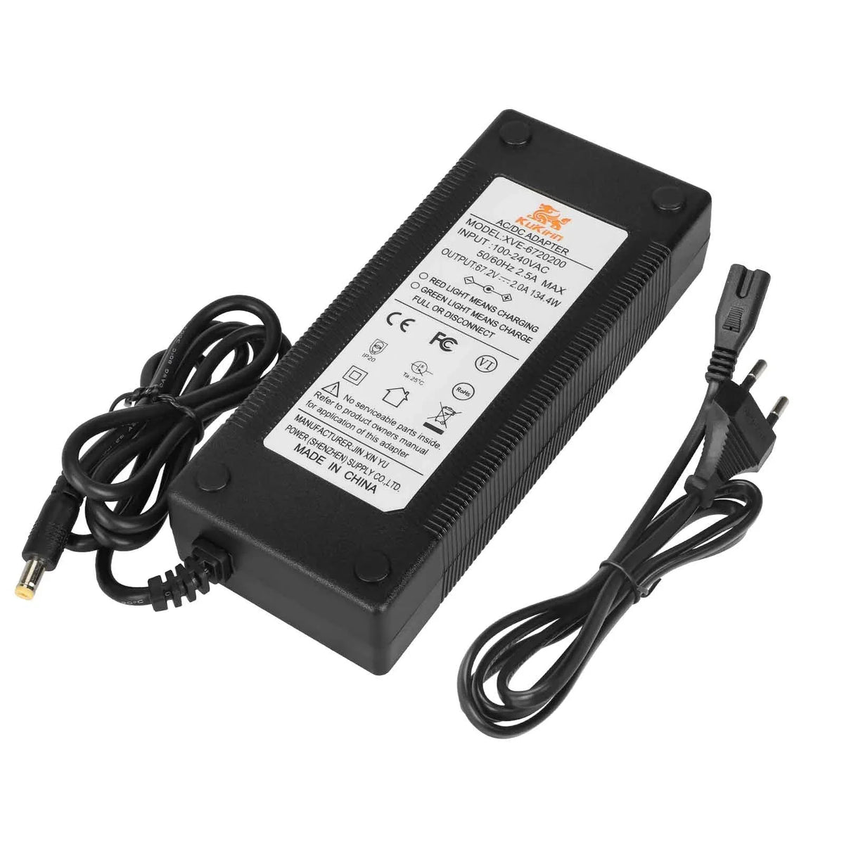 Punjač za Kukirin G4 67.2V 2.0A DC2.1