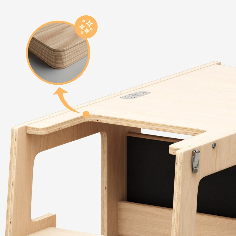 Kuhinjski pomoćnik s funkcijom stola Mooby 35 Natural