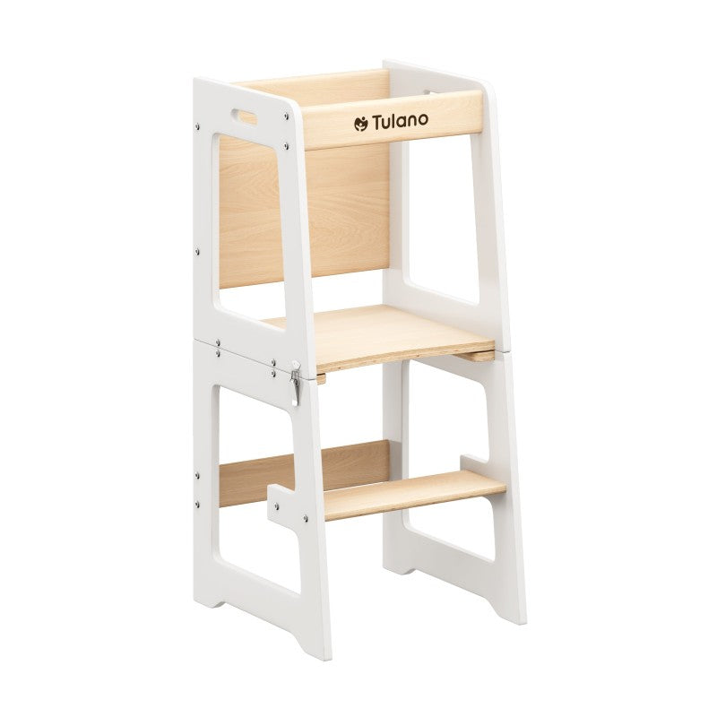 Kuhinjski pomoćnik s funkcijom stola Mooby 35 White-Natural