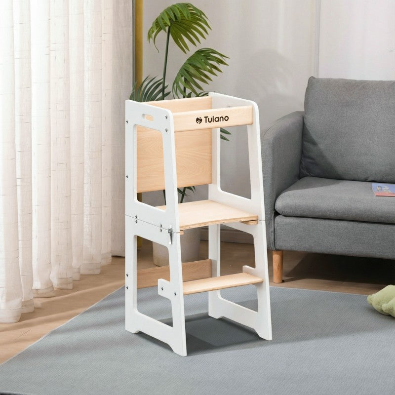 Kuhinjski pomoćnik s funkcijom stola Mooby 35 White-Natural